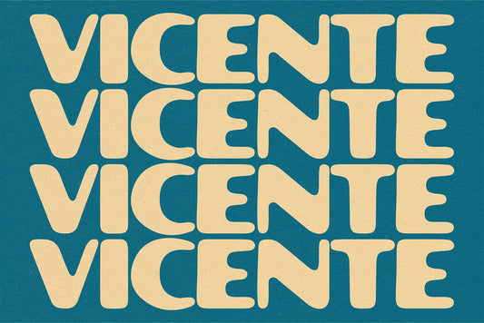 Vicente Typeface