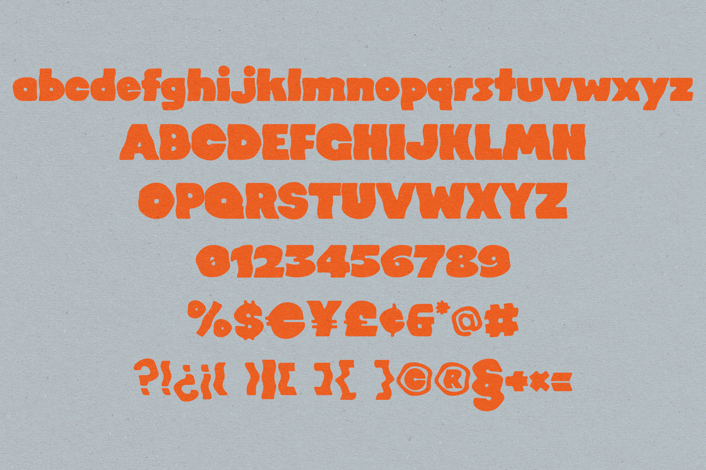 Whitewater Typeface