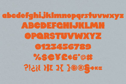 Whitewater Typeface