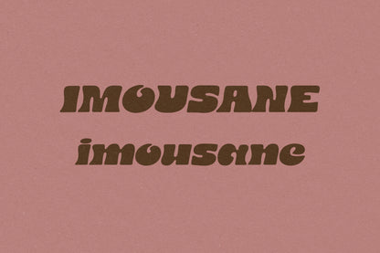 Imousane Typeface