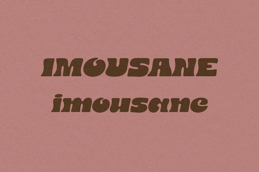 Imousane Typeface