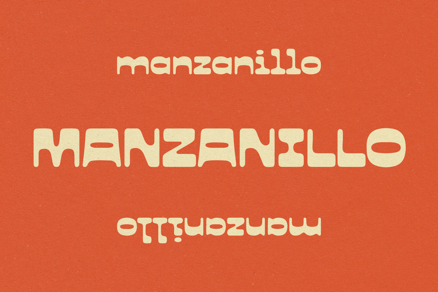 Manzanillo Typeface