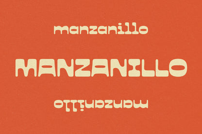 Manzanillo Typeface